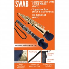 Protec A122 Microfibre Eb Clarinet and Soprano Sax Swab